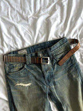 Load image into Gallery viewer, Flared Rust Denim